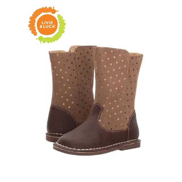 Livie & Luca Vega Toddler Boots - Size 10 Sable - Picture 5 of 14